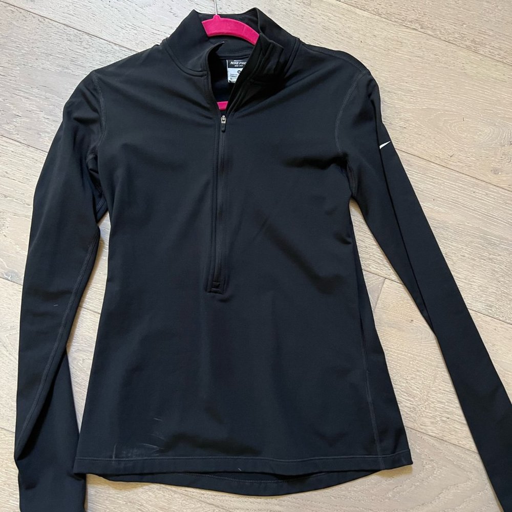 Black Nike Quarter Zip Up
